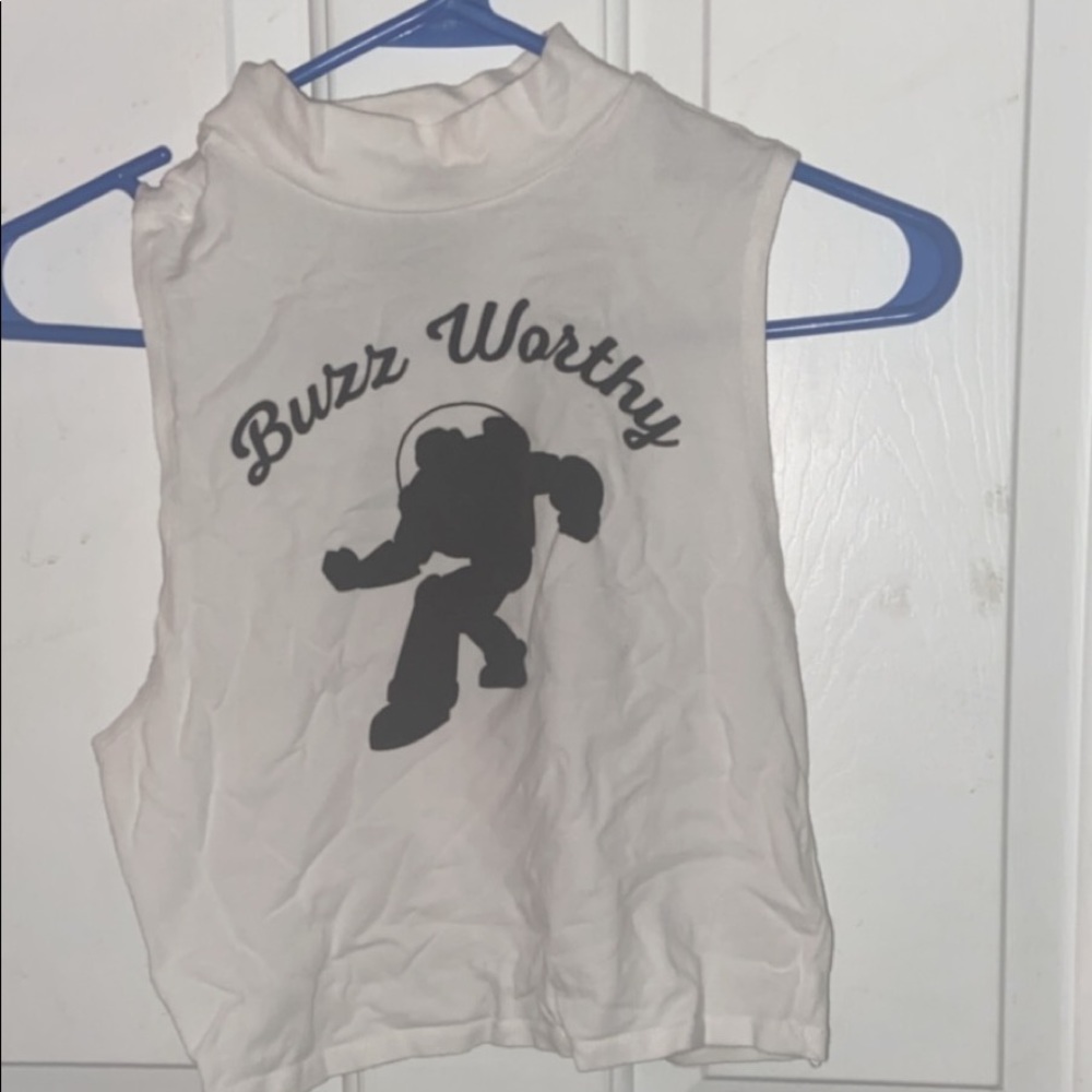 Disney turtle neck crop top 😻